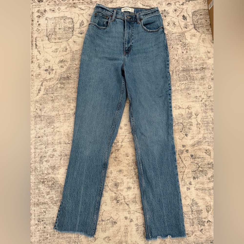 Abercrombie Straight Ultra High Rise
